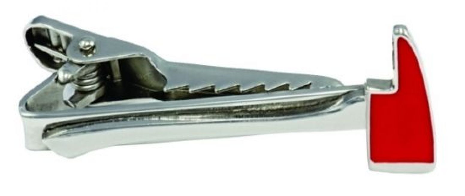 FIRE AXE TIE BAR 2"W x 5/16"T - NICKEL FINISH.